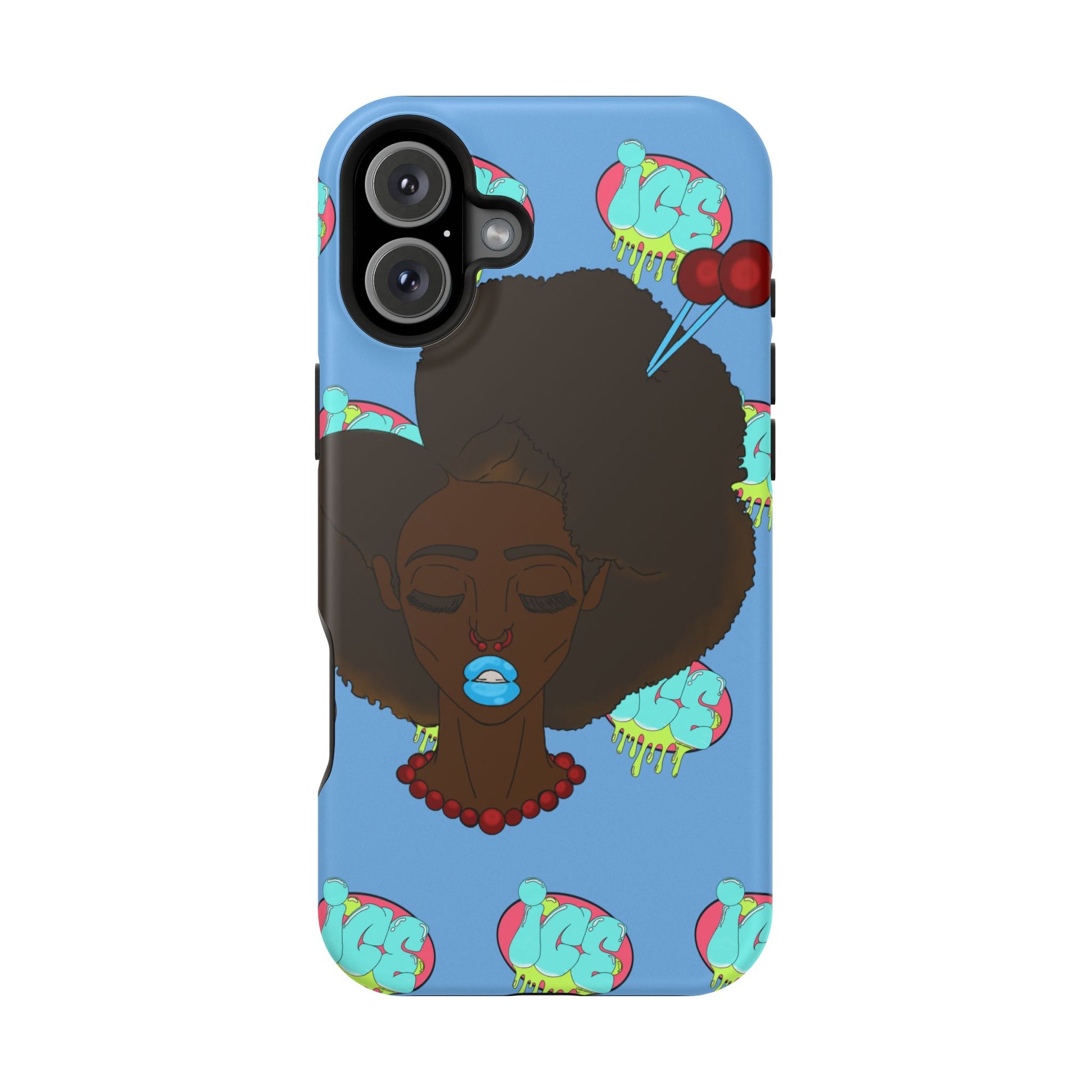 Vibrant Magnetic Tough Cases, Unique Phone Cases, Afrocentric Art, Protective Phone Cover, Trendy Tech Accessories, Gift for Her