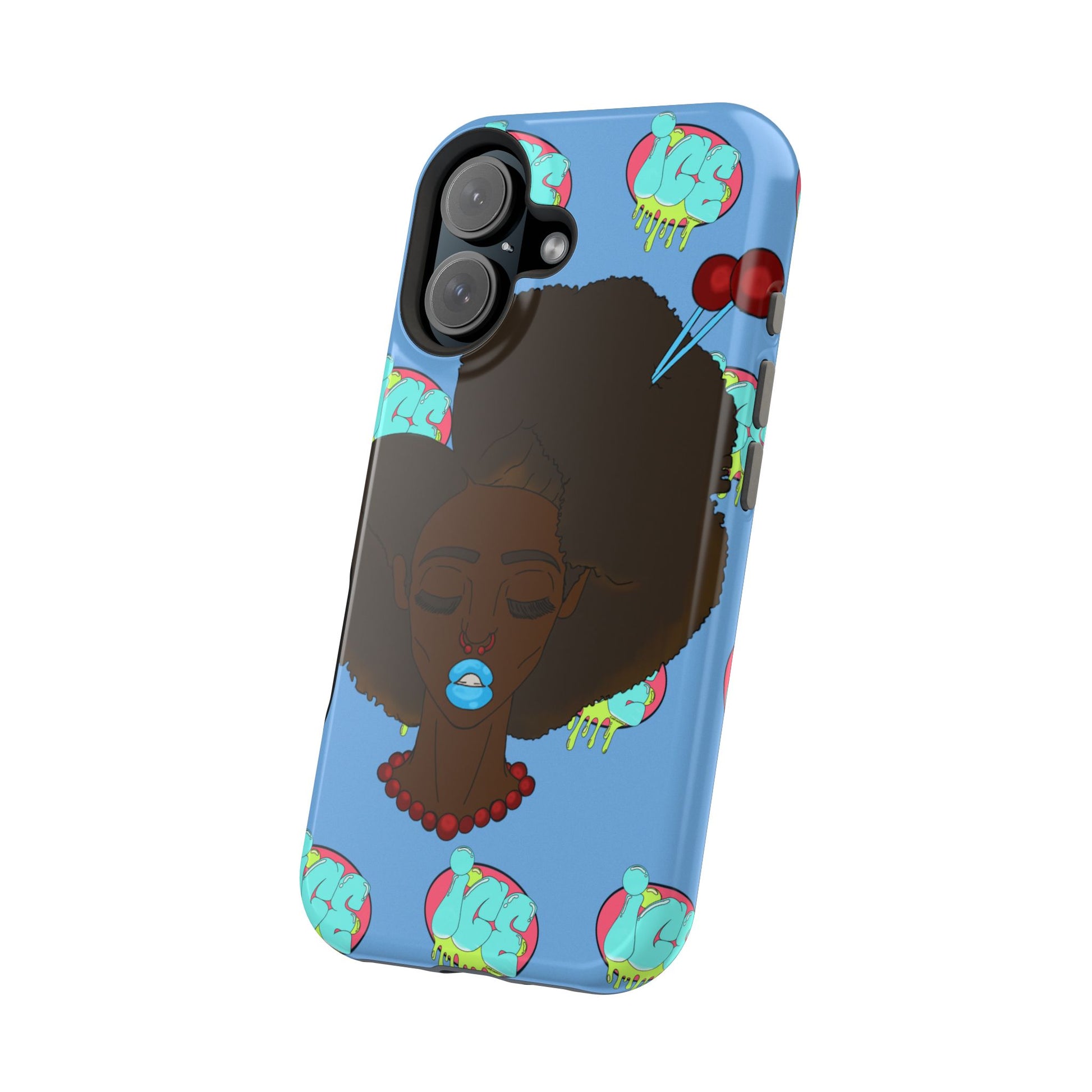 Vibrant Magnetic Tough Cases, Unique Phone Cases, Afrocentric Art, Protective Phone Cover, Trendy Tech Accessories, Gift for Her