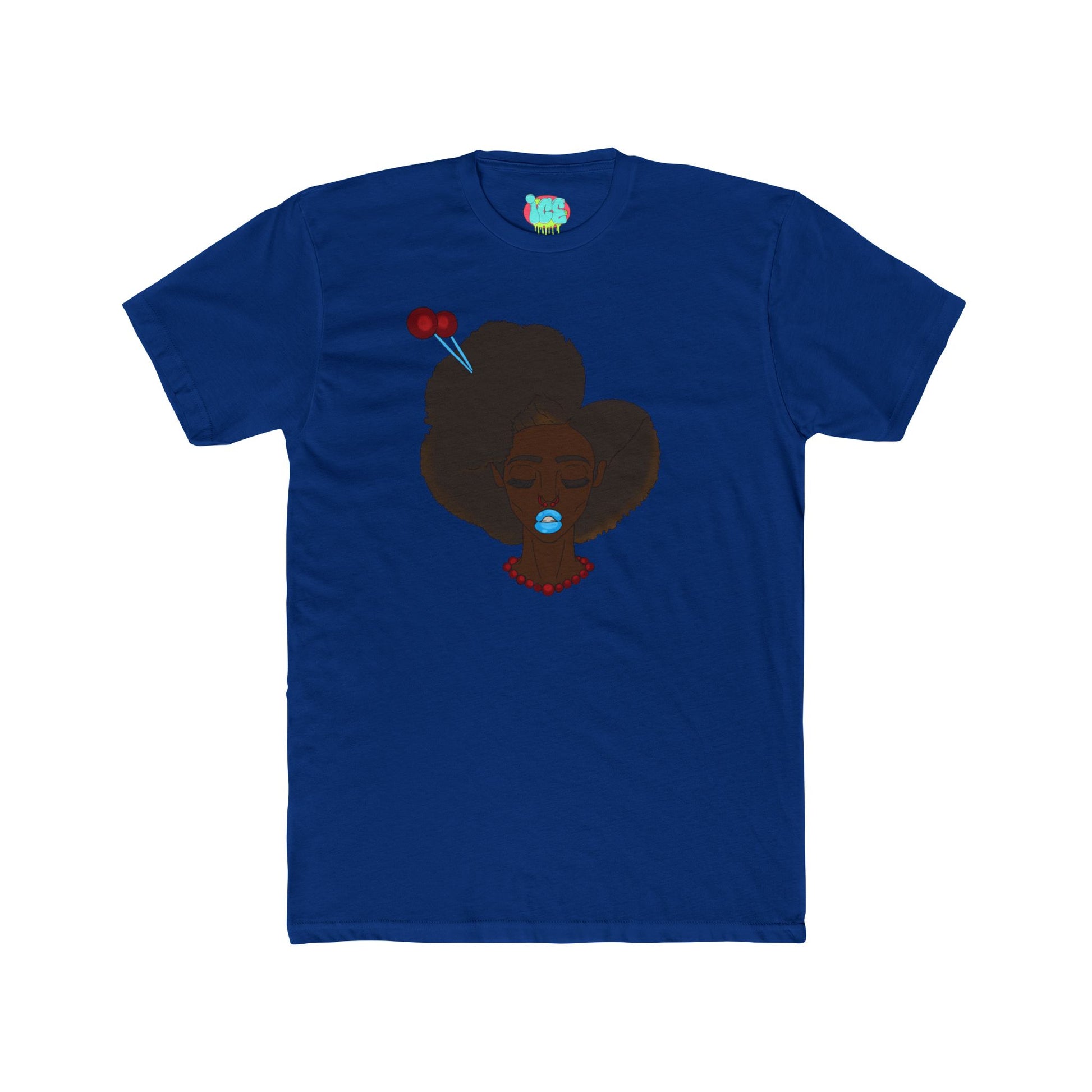 Stylish Unisex Cotton Crew Tee with Red Cloud Design, Casual Wear, Anime Merch, Gift for Friends, Everyday Style, Conventions