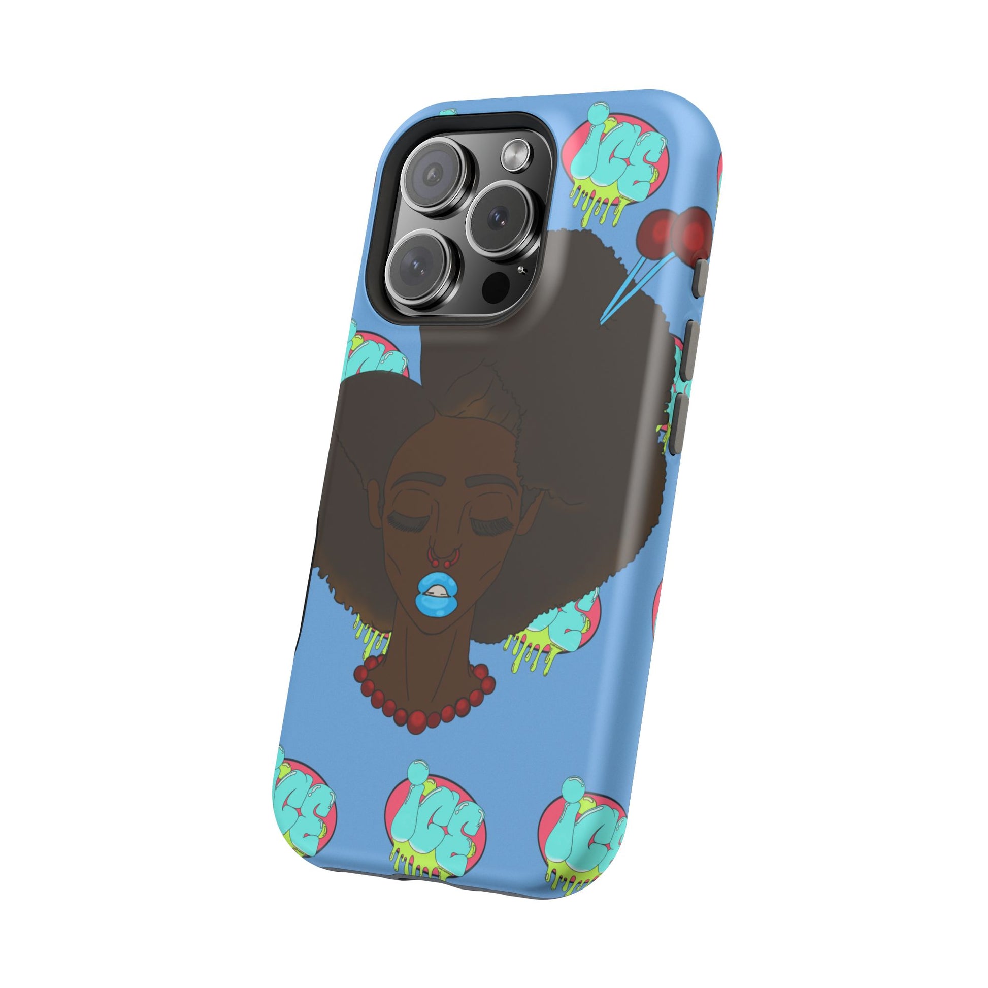 Vibrant Magnetic Tough Cases, Unique Phone Cases, Afrocentric Art, Protective Phone Cover, Trendy Tech Accessories, Gift for Her