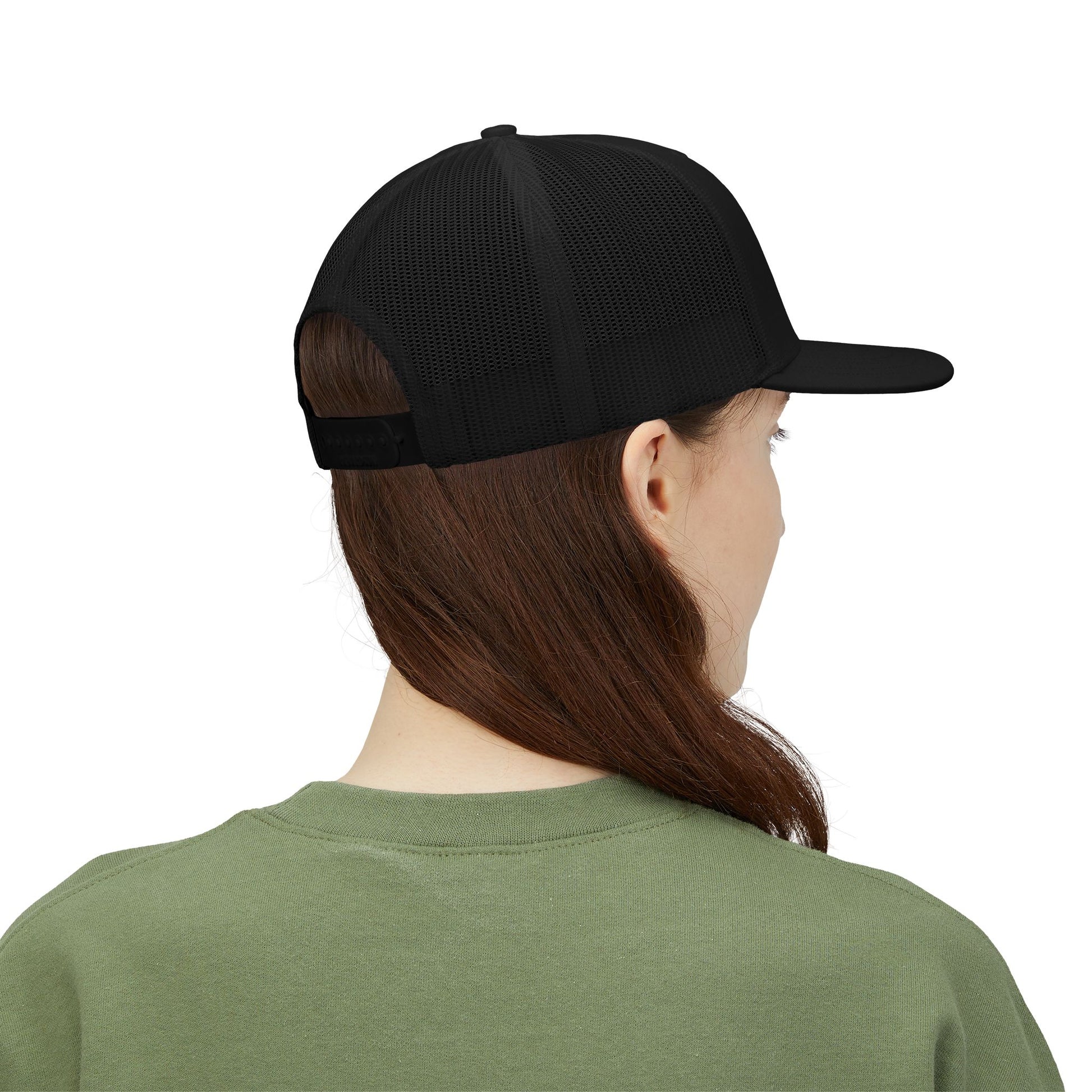 Cute Cat Embroidered Snapback Trucker Cap, Cat Lover Gift, Animal Hat, Adjustable Cap for Summer, Fashionable Headwear, Unique Accessories