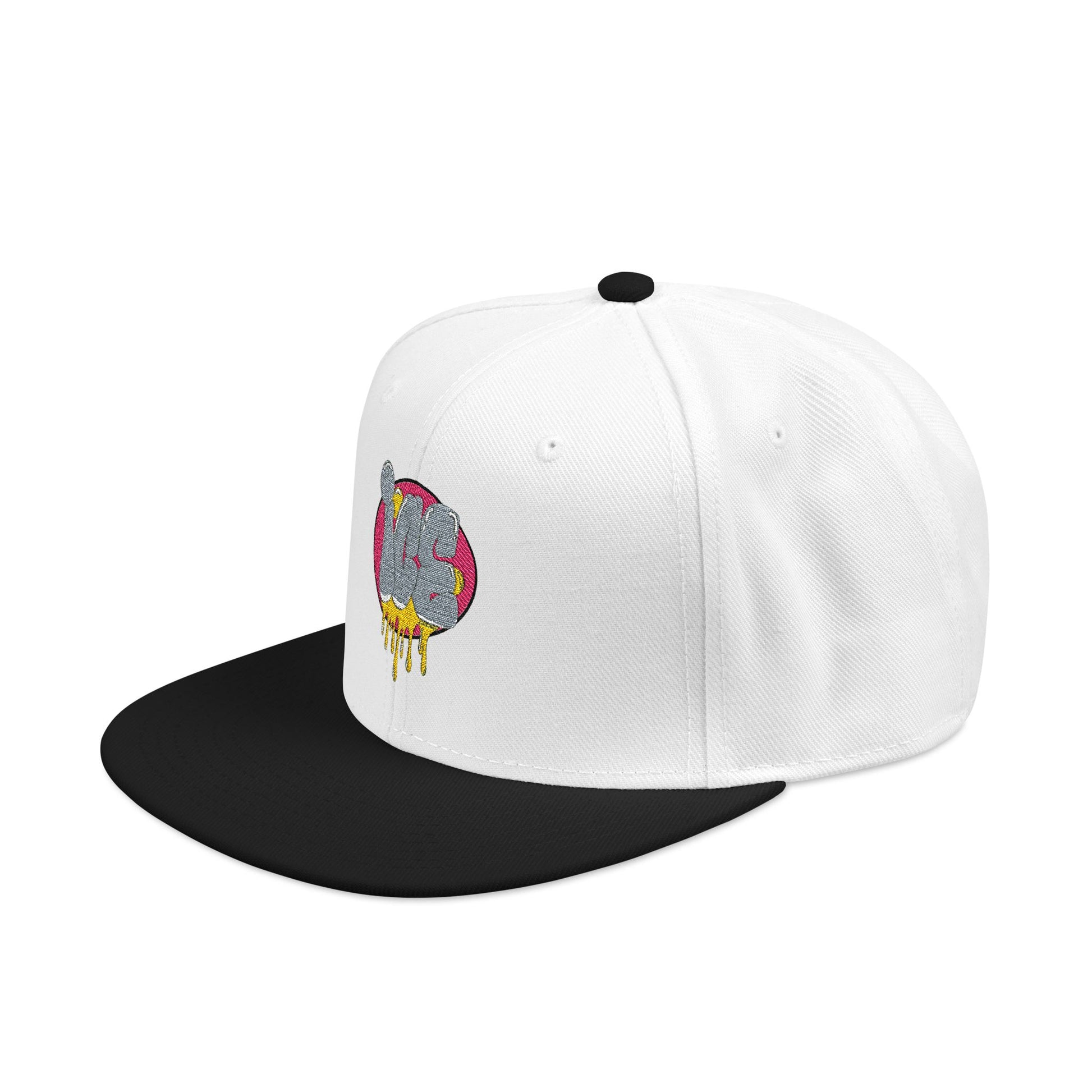 Glitter Drip Snapback Hat | Trendy Embroidered Cap for Casual Outfits, Gift for Streetwear Lovers, Summer Accessories, Unique Style