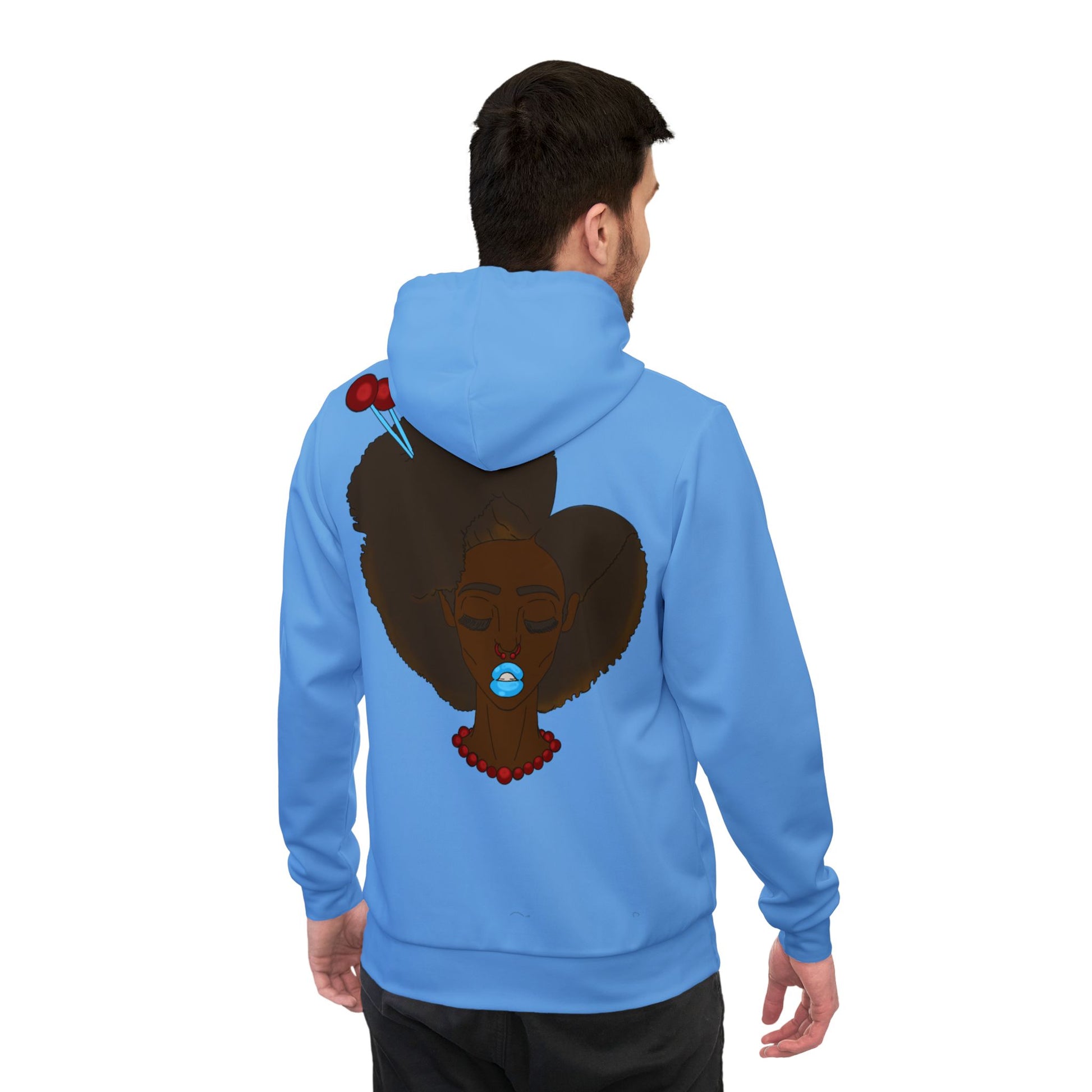 Unique Graphic Athletic Hoodie for Active Lifestyle, Fitness Gift, Gym Wear, Stylish Sports Apparel, Trendy Hoodie