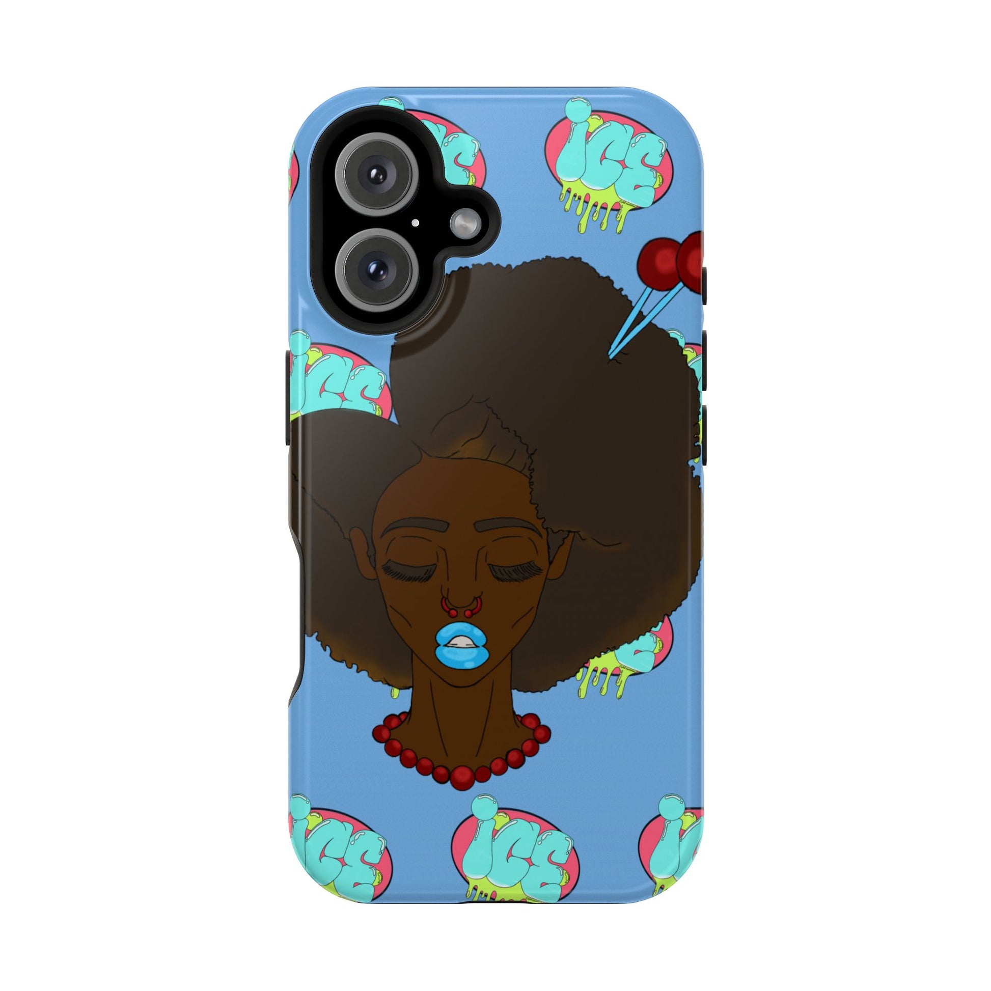 Vibrant Magnetic Tough Cases, Unique Phone Cases, Afrocentric Art, Protective Phone Cover, Trendy Tech Accessories, Gift for Her