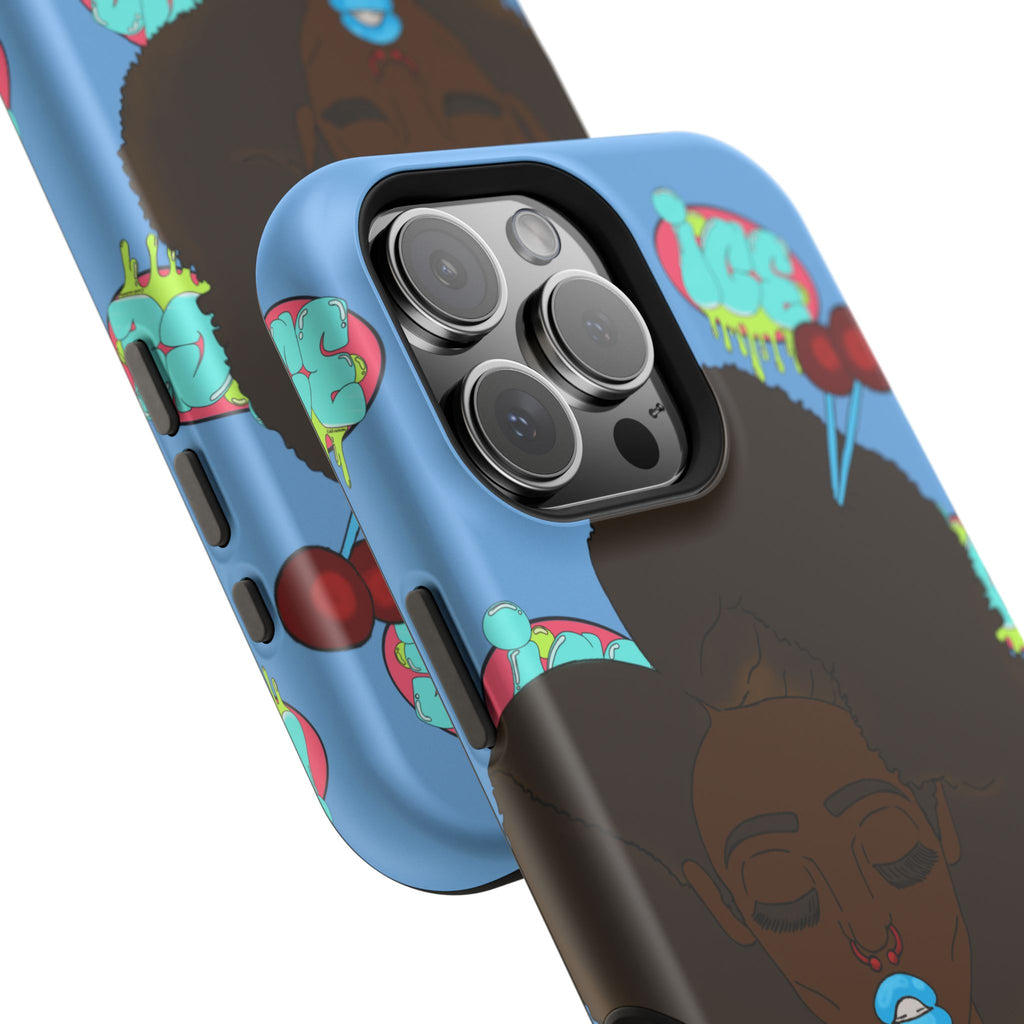 Vibrant Magnetic Tough Cases, Unique Phone Cases, Afrocentric Art, Protective Phone Cover, Trendy Tech Accessories, Gift for Her