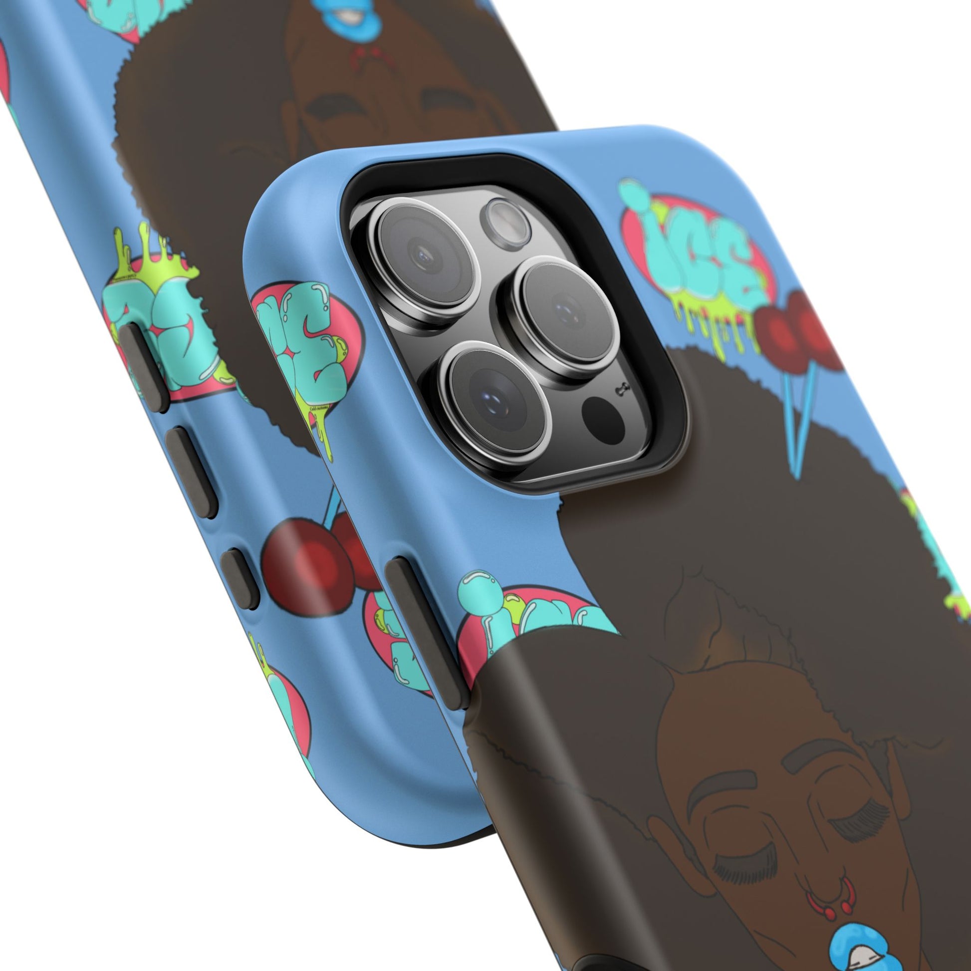 Vibrant Magnetic Tough Cases, Unique Phone Cases, Afrocentric Art, Protective Phone Cover, Trendy Tech Accessories, Gift for Her